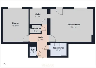 2-Zimmer-Wohnung kaufen in Linz Land – 59 m² – Bild 11 von 11