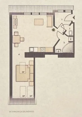 2-Zimmer-Wohnung mieten in Wien – 49,6 m², € 880 – Bild 12 von 12