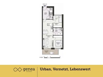2-Zimmer-Wohnung mieten in Graz – 63,51 m², € 939 – Bild 2 von 28