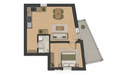 2-Zimmer-Immobilie kaufen in Imst – 65 m², € 192.000 – Bild 7 von 7