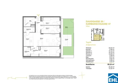 4-Zimmer-Wohnung kaufen in Wien – 95,23 m², € 610.900 – Bild 5 von 5