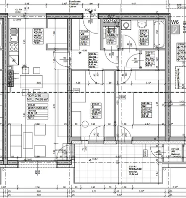 3-Zimmer-Wohnung mieten in Krems Land – 74,99 m², € 660 – Bild 2 von 2