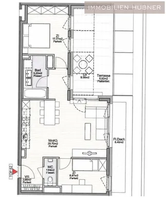 3-Zimmer-Wohnung mieten in Wien – 60,55 m², € 1.590 – Bild 8 von 9