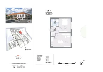 2-Zimmer-Wohnung mieten in Weiz – 49,8 m², € 846 – Bild 3 von 4
