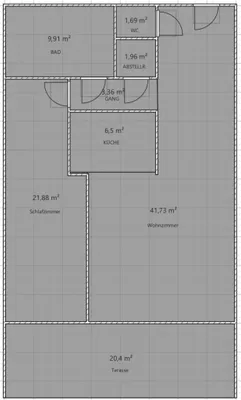 2-Zimmer-Wohnung kaufen in Mödling – 87 m², € 300.000 – Bild 12 von 12