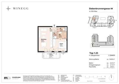 Immobilie kaufen in Wien – 39,99 m², € 364.800 – Bild 8 von 8