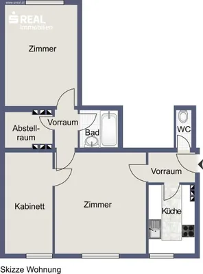 3-Zimmer-Wohnung kaufen in Tulln – 71,56 m², € 190.000 – Bild 19 von 20
