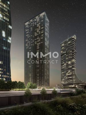 34. Etage - 3-Zimmer-Eckwohnung im DC2 Tower mit 2 Loggien – Bild 3