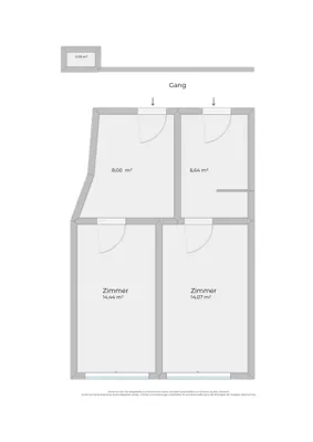 2-Zimmer-Wohnung kaufen in Wien – 44,14 m², € 125.000 – Bild 5 von 5