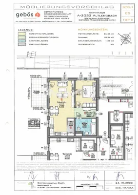 2-Zimmer-Wohnung mieten in Sankt Pölten Land – 56,25 m², € 640 – Bild 12 von 12