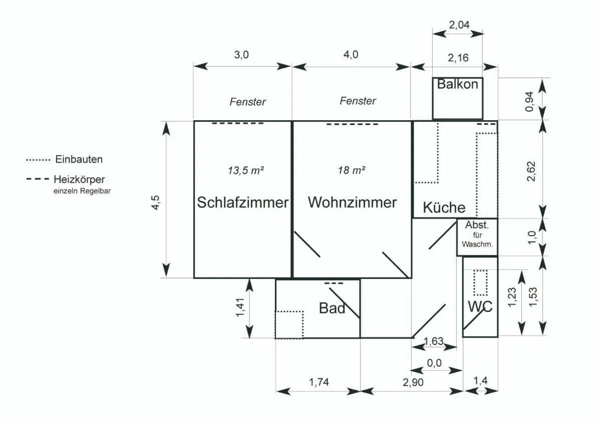 Sehr schöne 2 Zimmerwohnung in sehr guter Lage in 1020 Wien - Ansicht 2