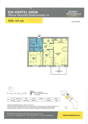 3-Zimmer-Wohnung mieten in Wiener Neustadt – 71,25 m², € 931 – Bild 13 von 18