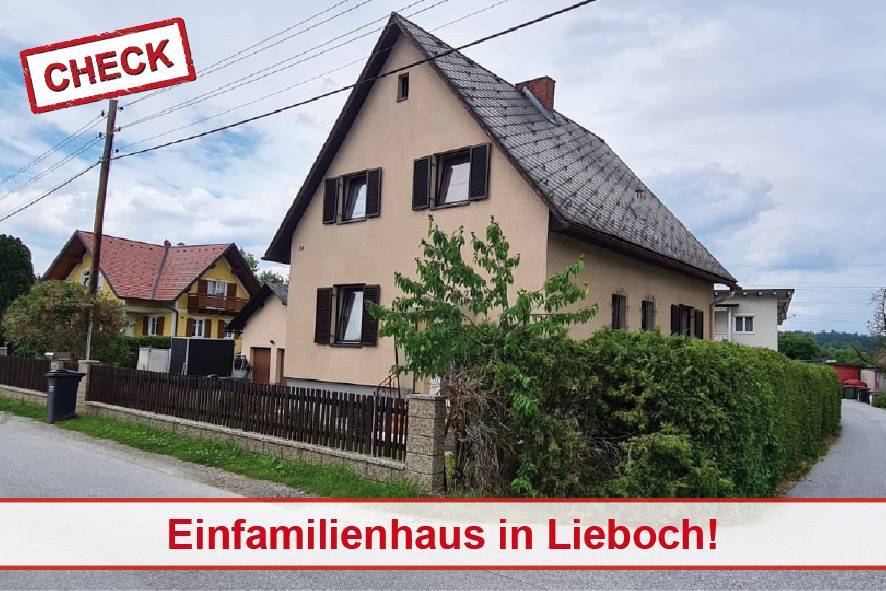 Zentrum Lieboch: Einfamilienhaus & großes Nebengebäude mit Garagenplätzen, Werkstatt, Lager und großem Grund, Lieboch