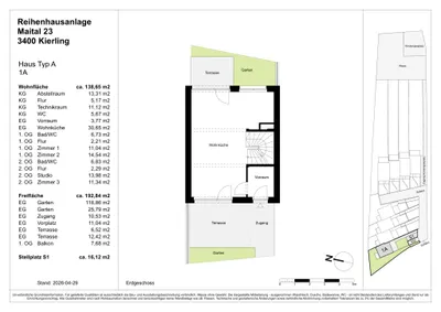 4-Zimmer-Haus kaufen in Tulln – 102,87 m², € 510.000 – Bild 32 von 34