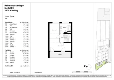 4-Zimmer-Haus kaufen in Tulln – 102,87 m², € 510.000 – Bild 33 von 34
