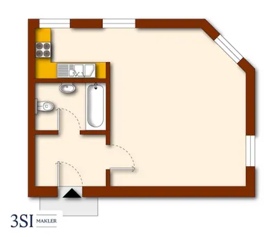Wohnung kaufen in Salzburg Stadt – 37,23 m², € 175.000 – Bild 5 von 5