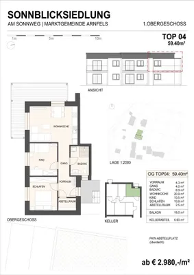 3-Zimmer-Wohnung kaufen in Leibnitz – 59,4 m², € 193.050 – Bild 21 von 28
