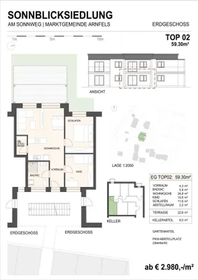 3-Zimmer-Wohnung kaufen in Leibnitz – 59,4 m², € 193.050 – Bild 19 von 28