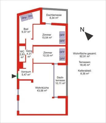 3-Zimmer-Wohnung kaufen in Wien – 93 m², € 349.000 – Bild 25 von 25