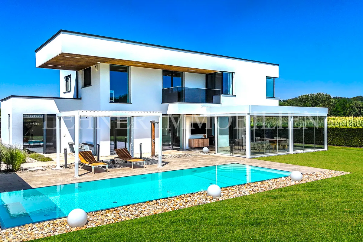 *** WERNDORF *** EXKLUSIVE LUXUSVILLA MIT GRÜNBLICK NAHE DER MUR - MODERNES WOHNEN AUF HÖCHSTEM NIVEAU *** - Widok 2