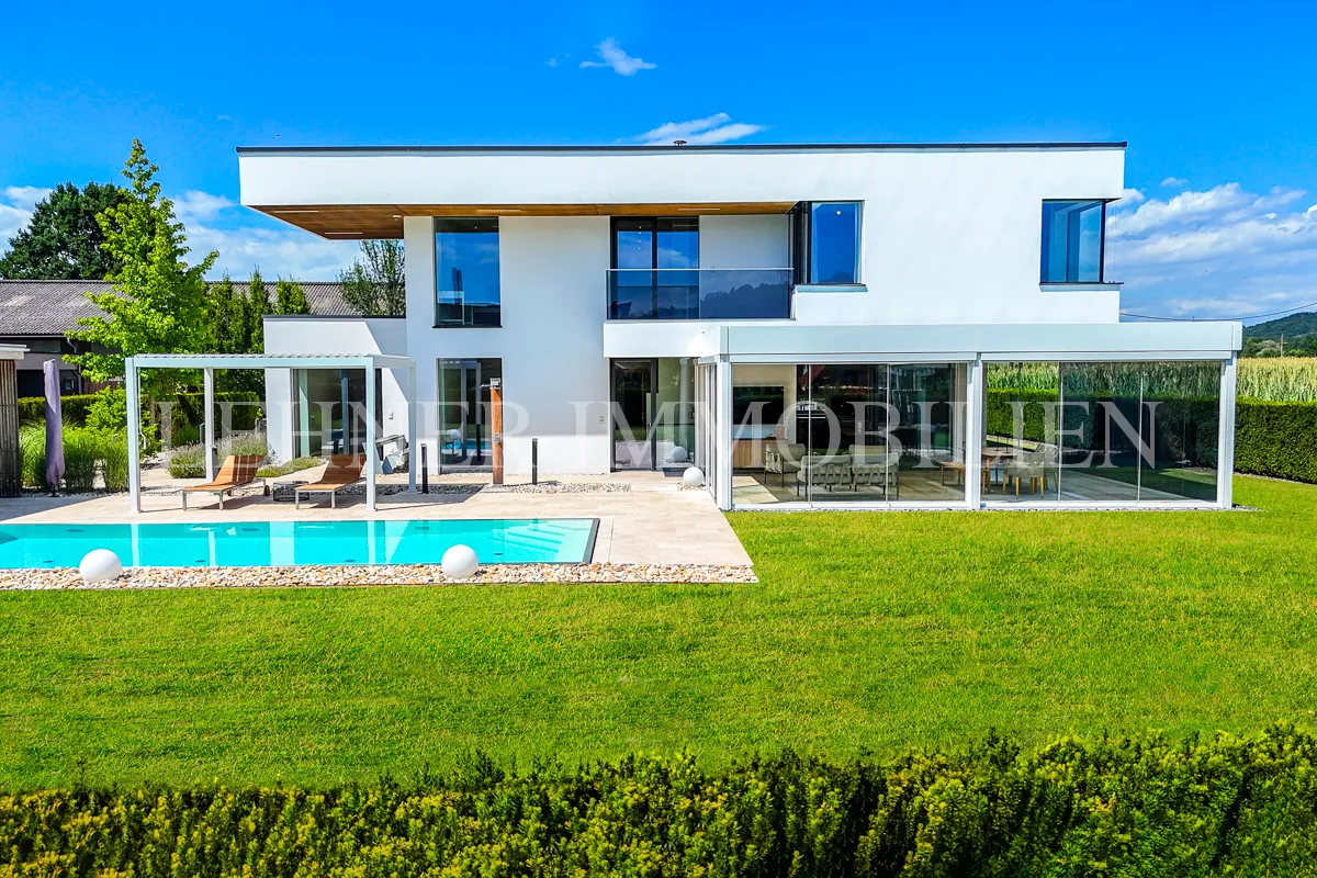 *** WERNDORF *** EXKLUSIVE LUXUSVILLA MIT GRÜNBLICK NAHE DER MUR - MODERNES WOHNEN AUF HÖCHSTEM NIVEAU *** - Widok 3