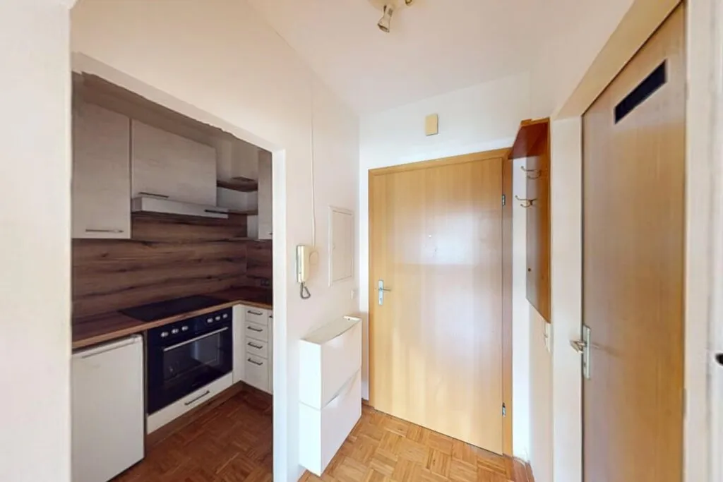 Klein im Format. Groß im Wohngefühl. - Gemütliche 1-Zimmer-Wohnung in ruhiger Grünlage von Lend - Widok 3