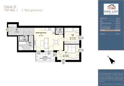 3-Zimmer-Wohnung kaufen in Wels – 77,44 m², € 397.335 – Bild 5 von 5