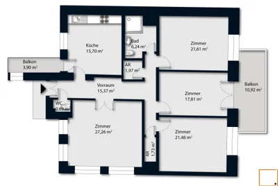 4-Zimmer-Wohnung kaufen in Wien – 132 m², € 778.800 – Bild 14 von 15