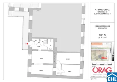 4-Zimmer-Wohnung mieten in Graz – 82,41 m², € 1.195 – Bild 7 von 7