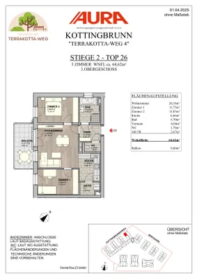 3-Zimmer-Wohnung kaufen in Baden – 72,91 m², € 329.900 – Bild 10 von 10