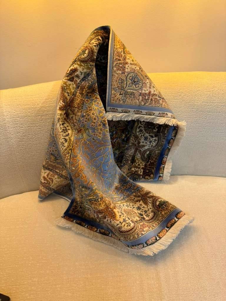 Orientalischer Teppich, Pictorial Teppich, Baum des Lebens, Tree of Life,  12x12, Bambus Seide, Bamboo silk (Neu - New),  200,- (1110 Wien) -  willhaben