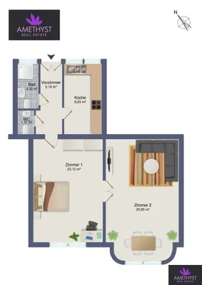 2-Zimmer-Wohnung kaufen in Wien – 70,52 m², € 220.000 – Bild 20 von 20