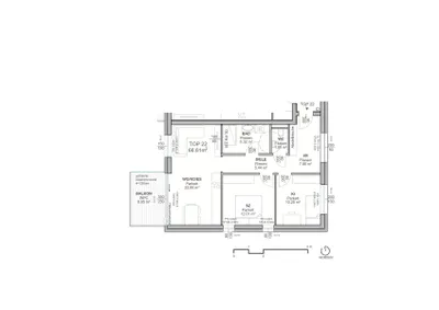 3-Zimmer-Wohnung kaufen in Linz Land – 65,99 m², € 315.000 – Bild 11 von 16