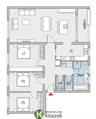 4-Zimmer-Wohnung mieten in Sankt Pölten Land – 103,55 m², € 1.000 – Bild 23 von 23