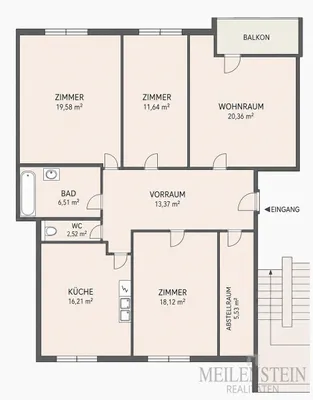3-Zimmer-Wohnung mieten in Kufstein – 116 m², € 1.490 – Bild 17 von 19