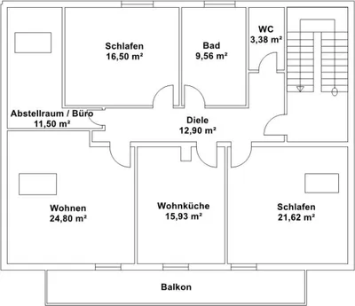 Wohnung mieten in Hallein – 115 m², € 1.380 – Bild 9 von 9