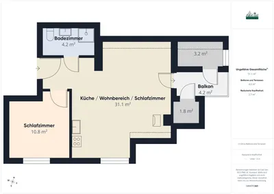 2-Zimmer-Wohnung kaufen in Murau – 46,23 m², € 299.000 – Bild 27 von 27