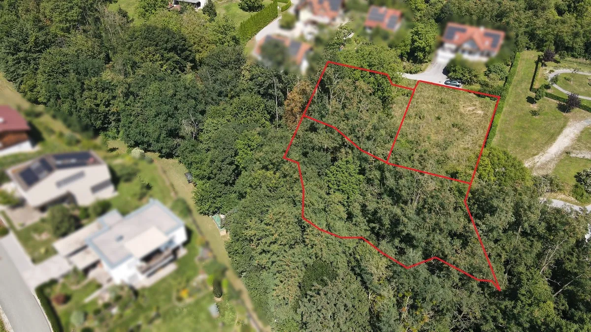 Zwei Baugrundstücke mit angrenzender Waldfläche in Hartberg - Am Brühlbach - Ansicht 2