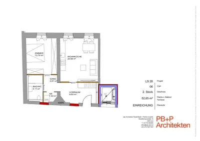 2-Zimmer-Wohnung kaufen in Braunau am Inn – 52,65 m², € 163.215 – Bild 5 von 5