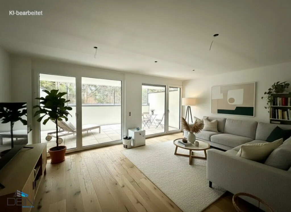 ANLEGER/EIGENNUTZER! 3 ZIMMER EG-NEUBAUWOHNUNG MIT EINER TERRASSE NÄHE MARCHFELDKANAL! - Ansicht 2