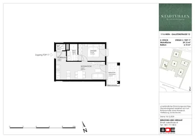 2-Zimmer-Wohnung kaufen in Wien – 39,13 m², € 312.800 – Bild 8 von 8