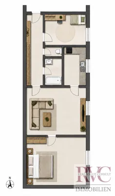 3-Zimmer-Wohnung kaufen in Salzburg Stadt – 61,57 m², € 279.000 – Bild 7 von 7