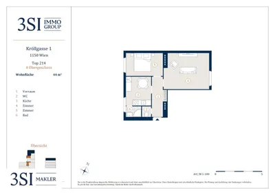 2-Zimmer-Wohnung kaufen in Wien – 43 m², € 199.000 – Bild 14 von 14