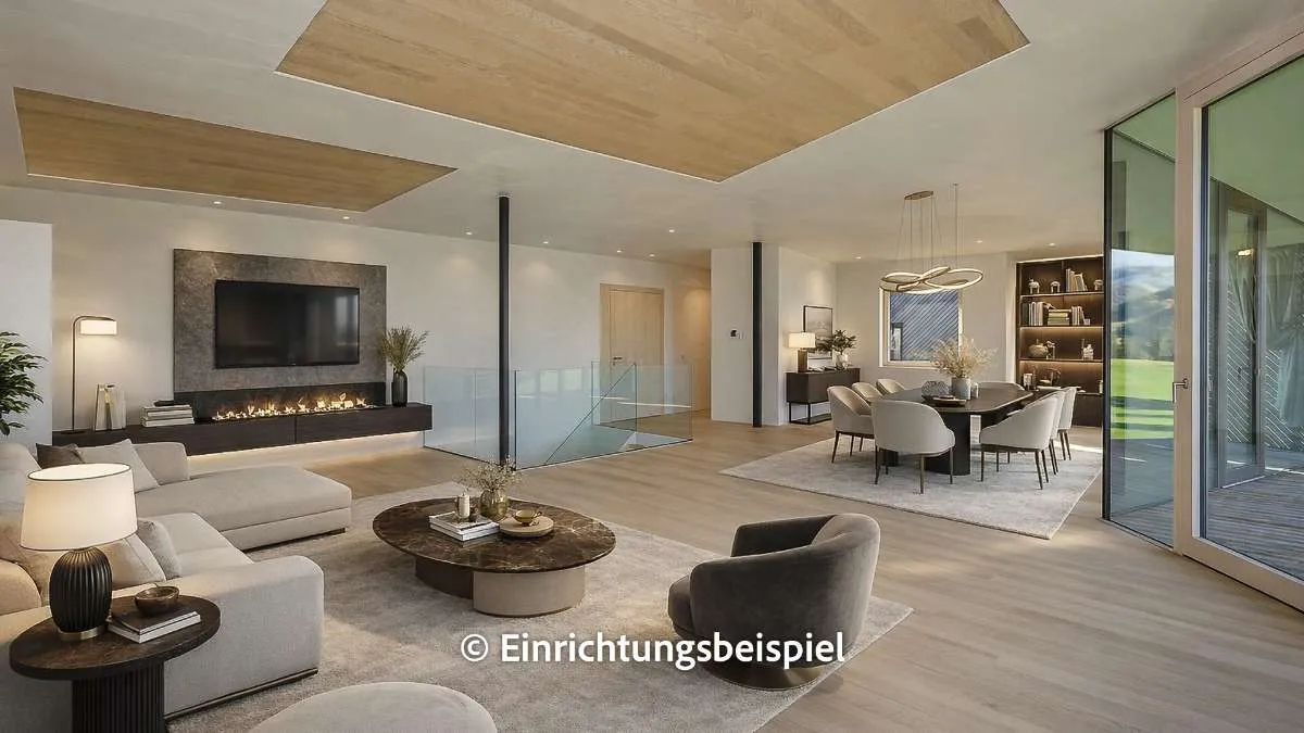 Architektenvilla mit Pool und unverbaubarer Aussicht - Ansicht 3