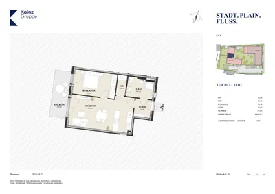 2-Zimmer-Wohnung kaufen in Salzburg Stadt – 53,55 m², € 427.000 – Bild 6 von 7