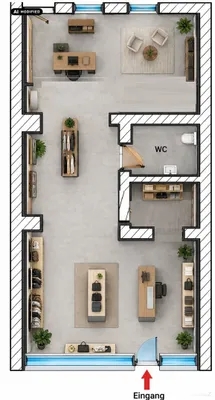 2-Zimmer-Gewerbeimmobilie kaufen in Graz – 72 m², € 399.000 – Bild 1 von 13