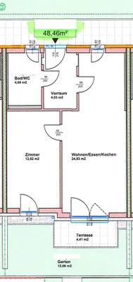 2-Zimmer-Wohnung kaufen in Graz – 48 m², € 229.000 – Bild 18 von 18