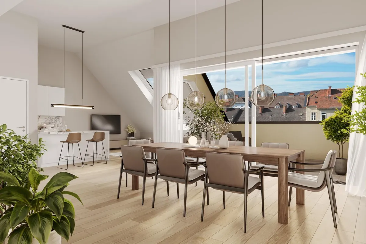 MUR|PUR - Modernes und urbanes Wohnen in der Grazer-Innenstadt – pohled 3