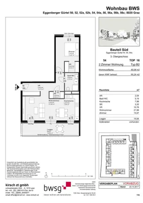 2-Zimmer-Wohnung mieten in Graz – 65,24 m², € 798 – Bild 4 von 6