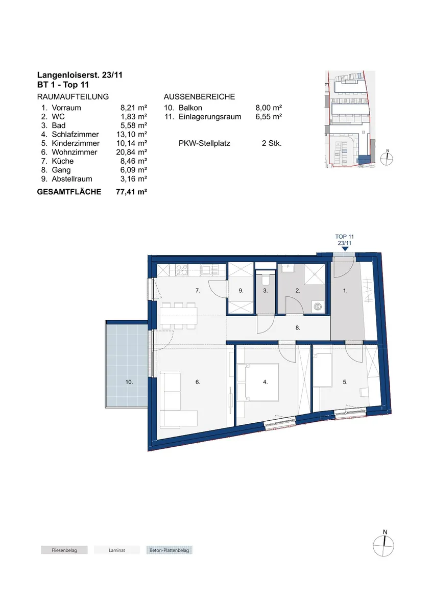 Wohnung – Lengenfeld, Katastralgemeinde Lengenfeld - Ansicht 2